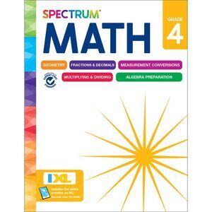 Spectrum Math Workbook, Grade 4 -- Spectrum